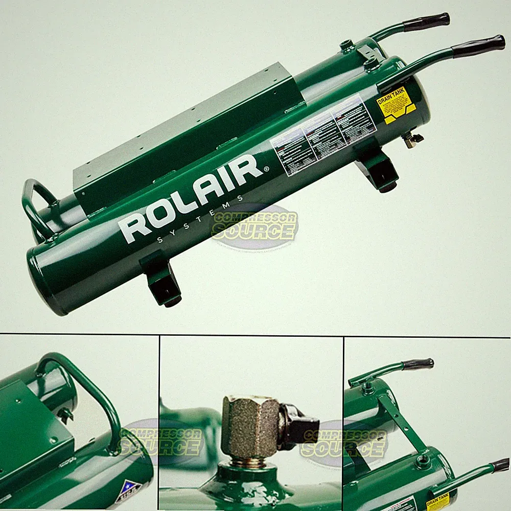 Rolair Replacement Air Tank 9 Gallon Double Tank Wheelbarrow Style TNKASY5715K17